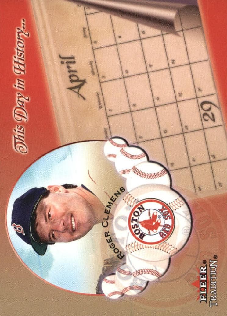 Roger Clemens 2002 fleer