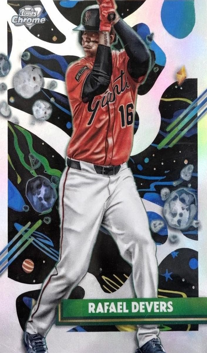 Rafael Devers 2025 topps Topps Cosmic Chrome