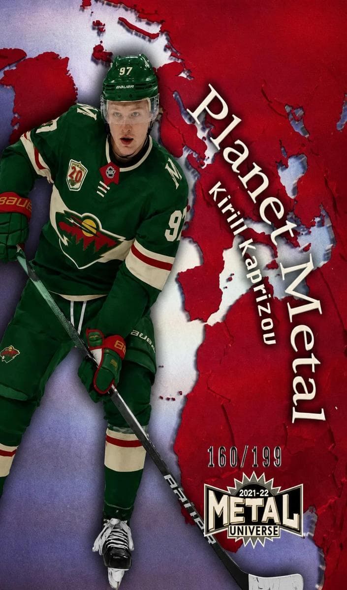 Kirill Kaprizov 2021 fleer SkyBox Metal Universe