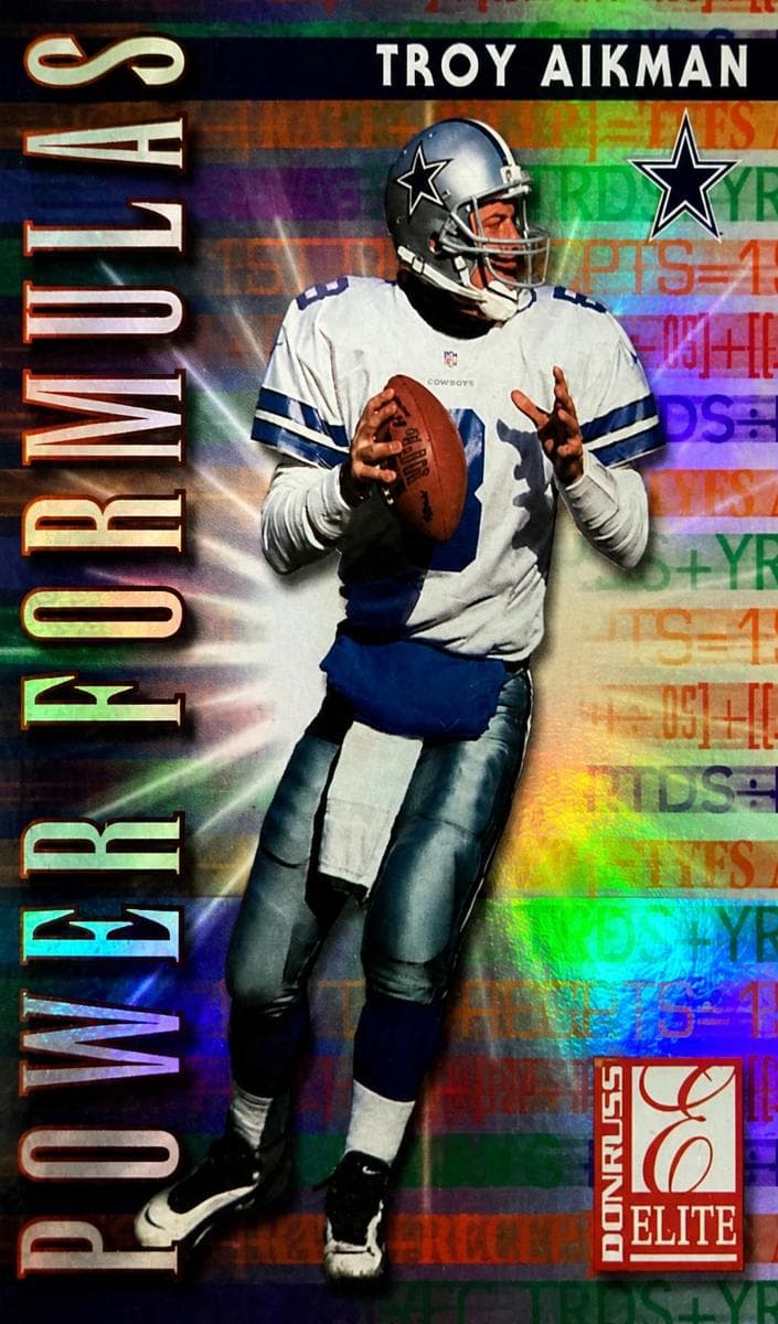 Troy Aikman 1999 panini Donruss Elite