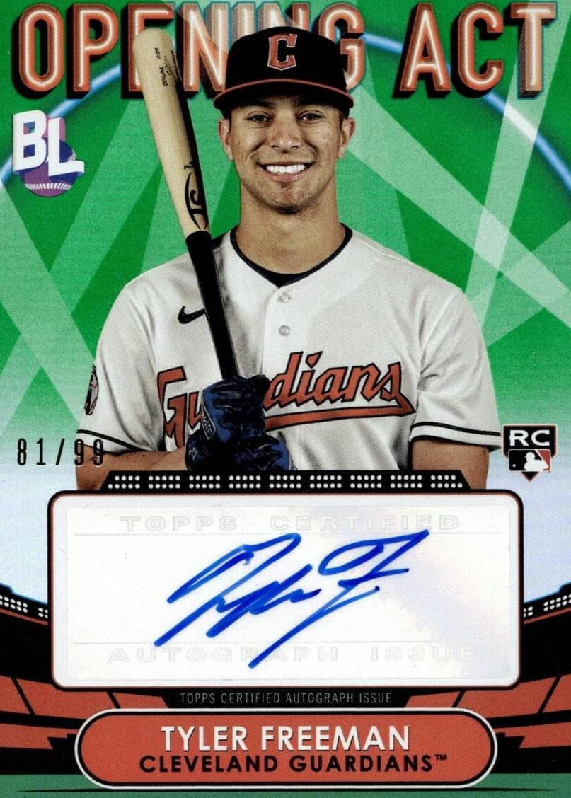 Tyler Freeman 2023 topps Topps Big League