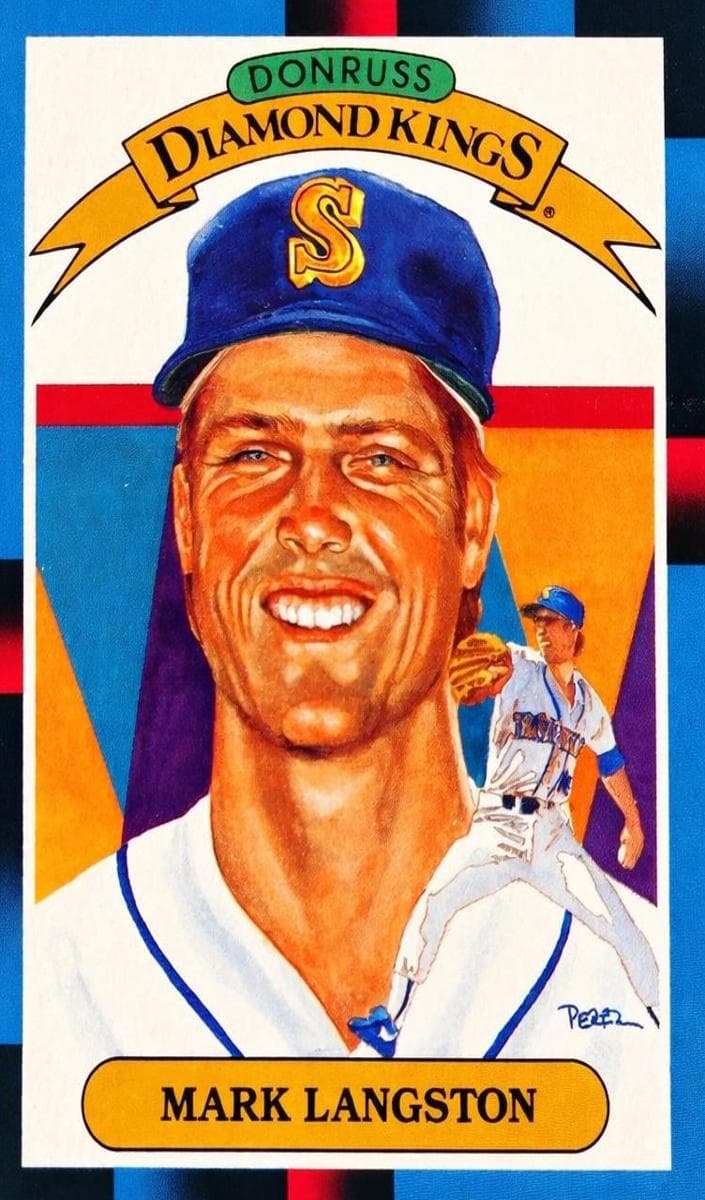 Mark Langston 1988 panini Donruss