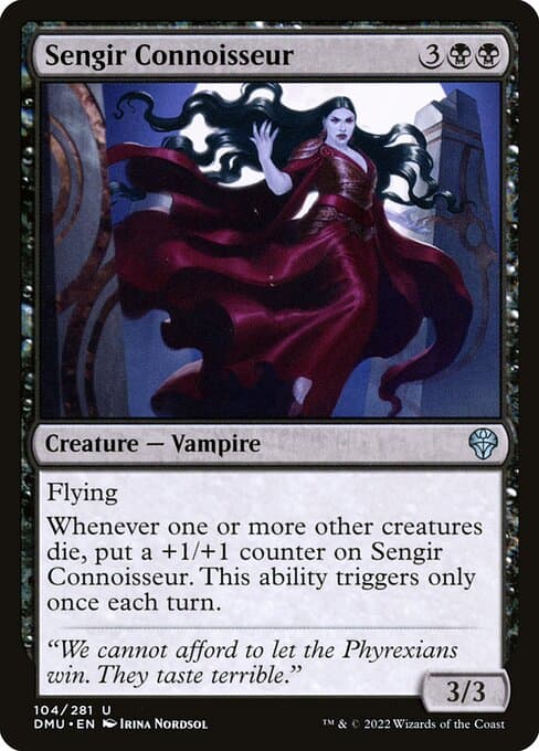 Sengir Connoisseur 2022 Magic: The Gathering Dominaria United