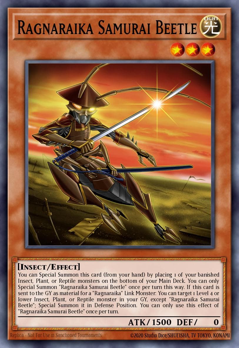 Ragnaraika Samurai Beetle 2025 Yu-Gi-Oh! 2025 Mega Pack Tin