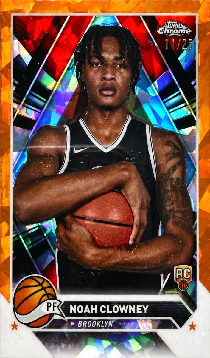Noah Clowney 2023 topps Topps Chrome Sapphire Edition