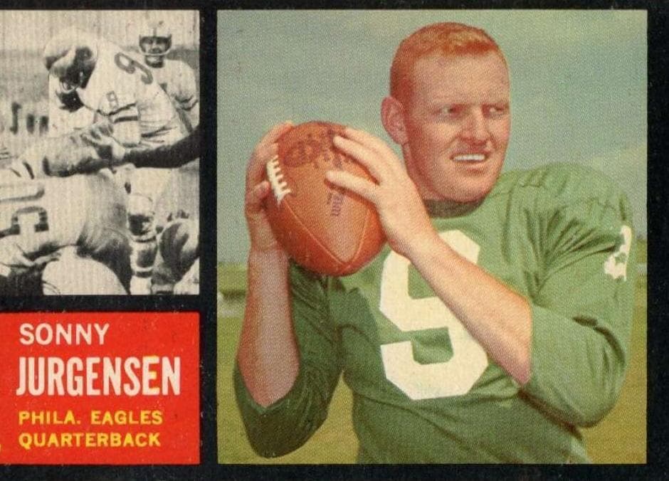 Sonny Jurgensen 1962 topps Topps