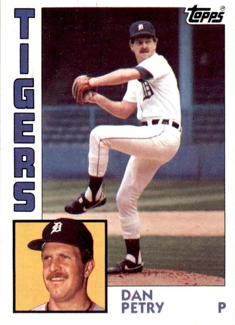 Dan Petry trading card