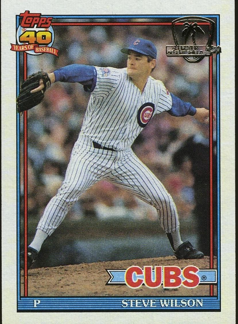 Steve Wilson 1991 topps O-Pee-Chee