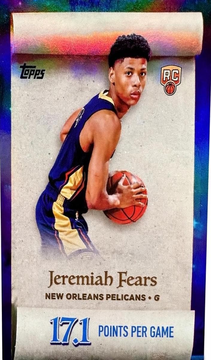 Jeremiah Fears 2025 topps Topps Holiday