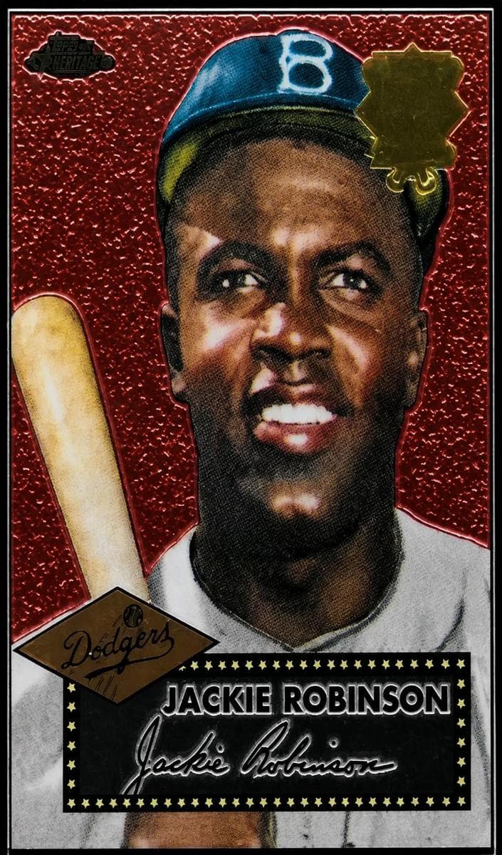 Jackie Robinson 2002 topps Topps Chrome