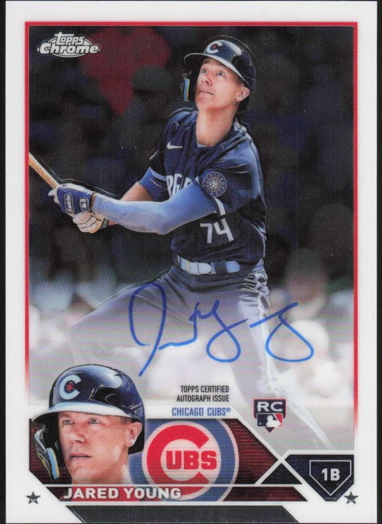 Jared Young trading card