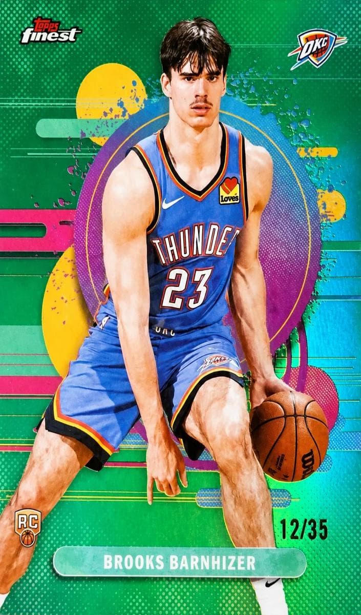 Brooks Barnhizer 2025 topps Topps Finest