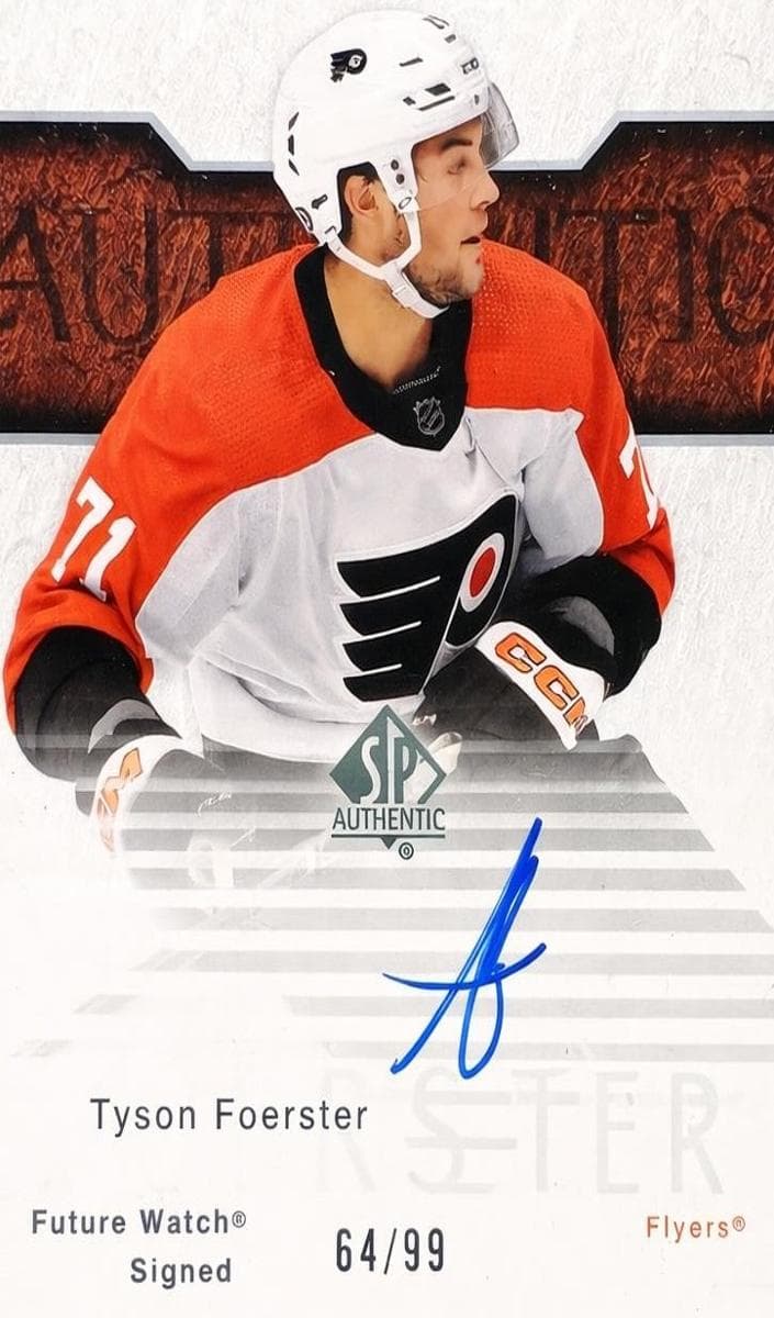 Tyson Foerster 2023 unknown SP Authentic