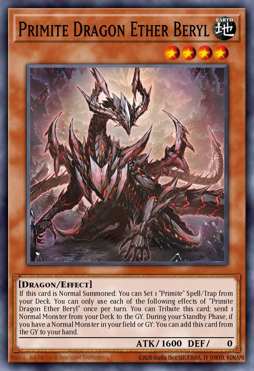 Primite Dragon Ether Beryl 2025 Yu-Gi-Oh! Supreme Darkness