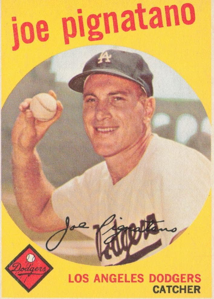 Joe Pignatano 1959 topps Topps