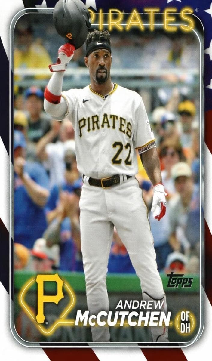 Andrew McCutchen 2024 topps Topps Chrome Sapphire Edition