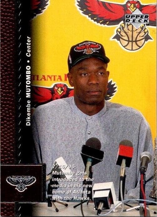 Dikembe Mutombo 1996 upper-deck Upper Deck