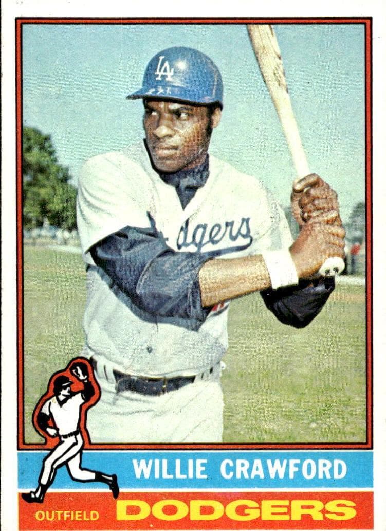 Willie Crawford 1976 topps Topps