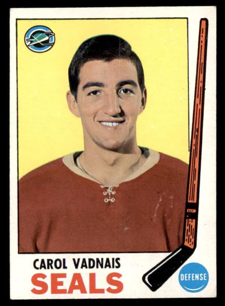 Carol Vadnais 1969 topps Topps