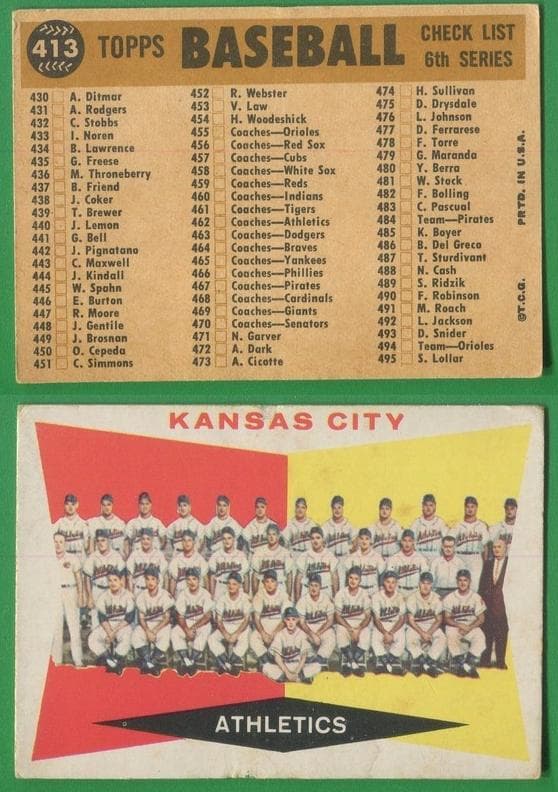 Kansas City Athletics #413