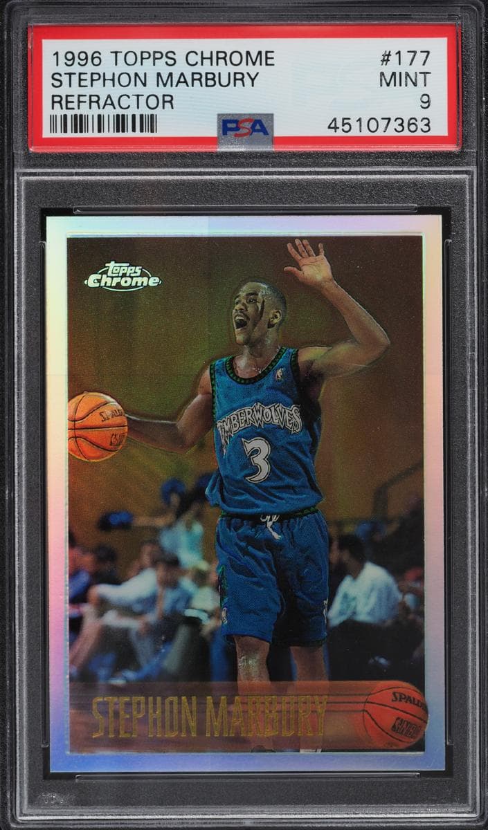 Stephon Marbury 1996 topps Chrome