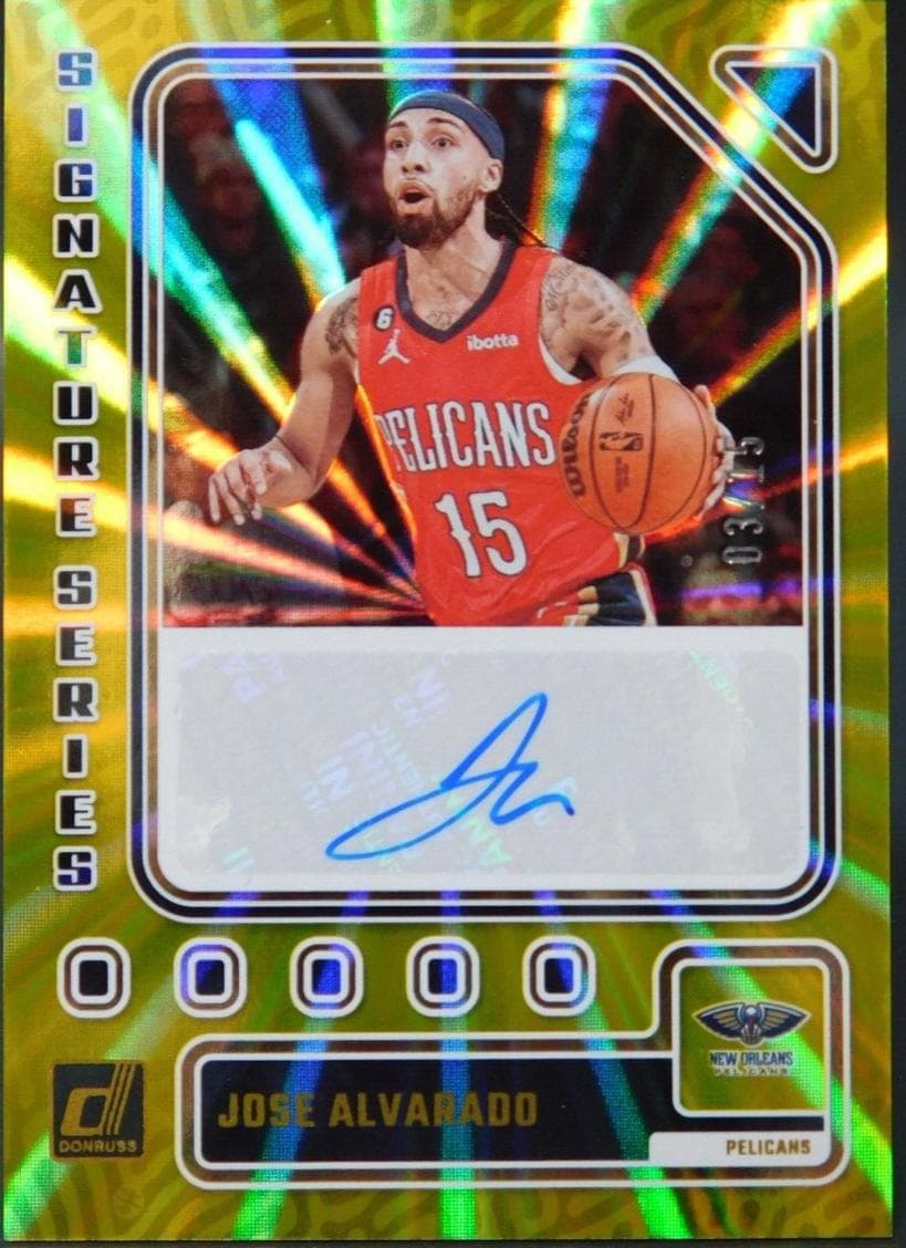Jose Alvarado 2023 panini Donruss