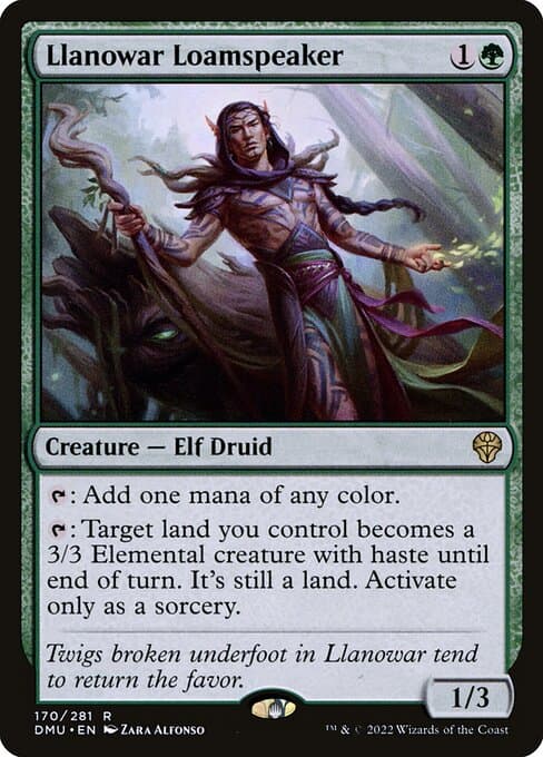 Llanowar Loamspeaker 2022 Magic: The Gathering