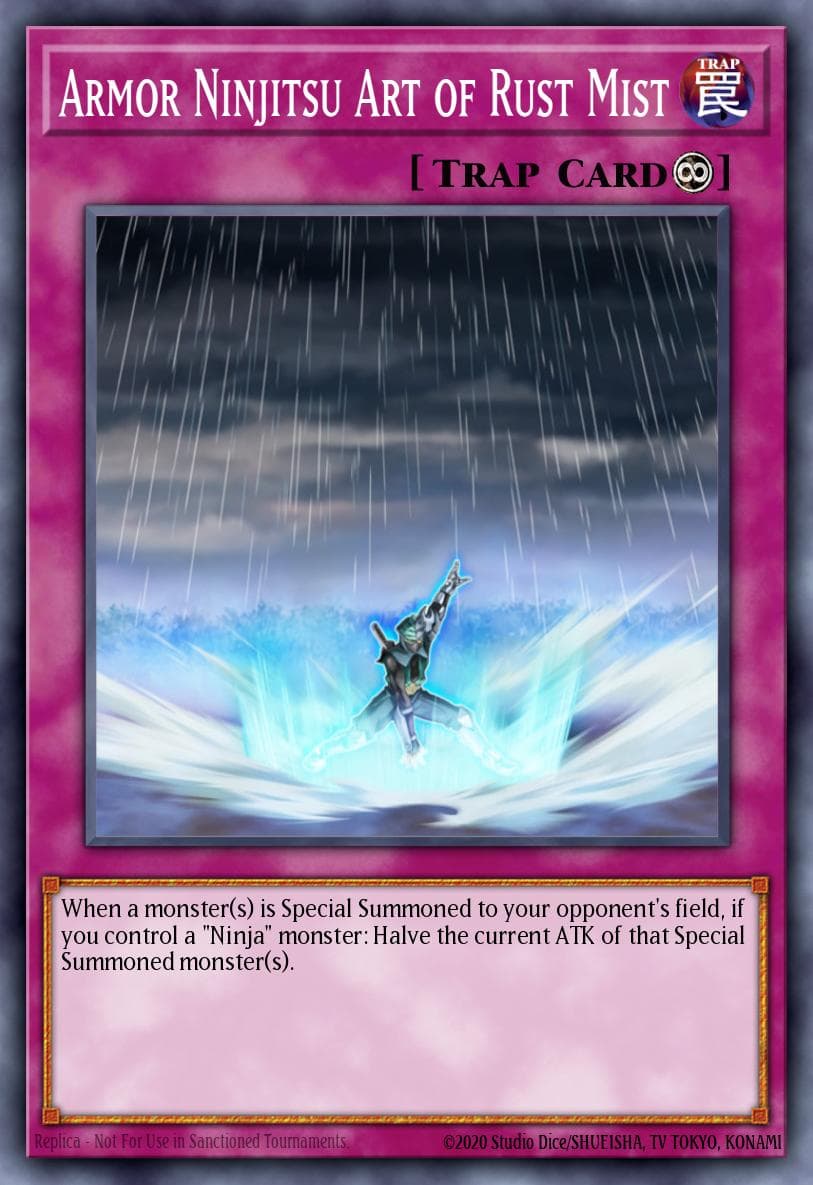 Armor Ninjitsu Art of Rust Mist 2018 Yu-Gi-Oh!