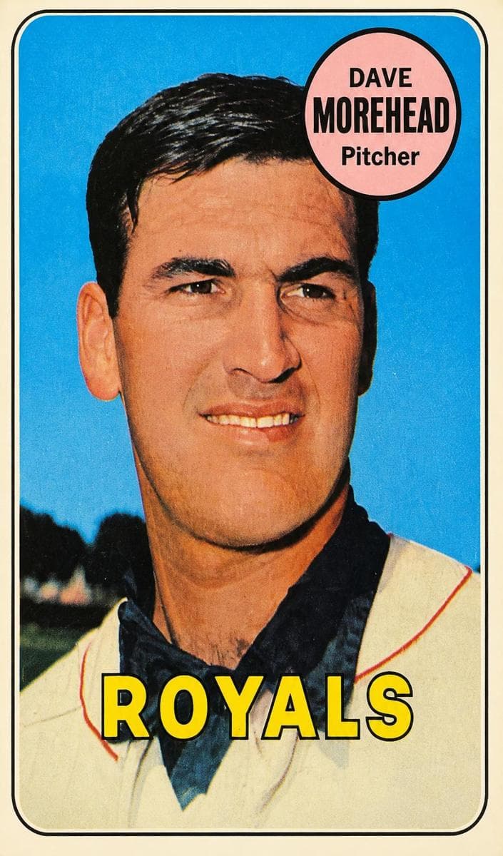Dave Morehead 1969 topps O-Pee-Chee