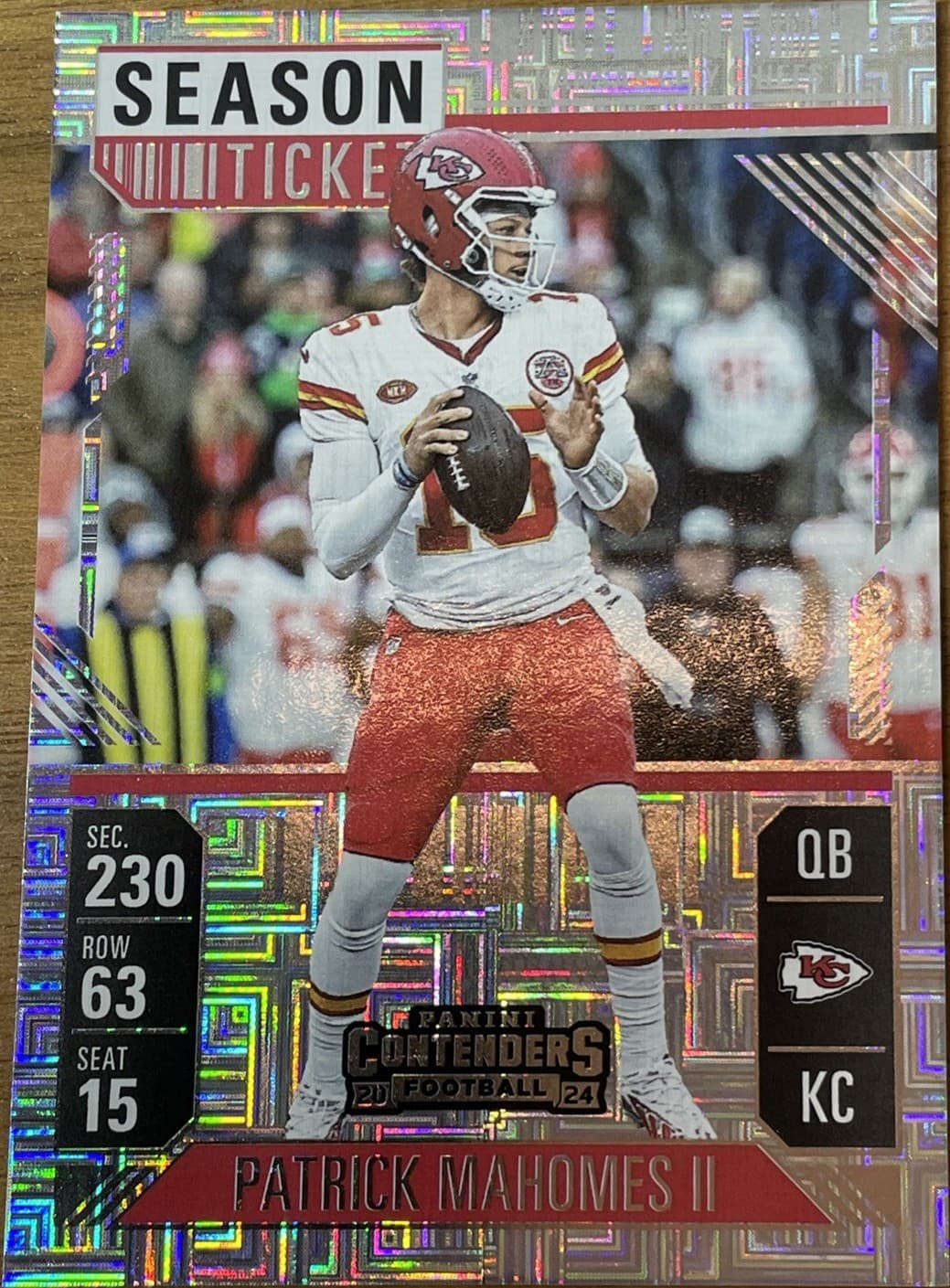 Patrick Mahomes 2024 Panini Contenders