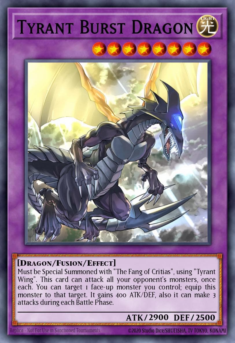 Tyrant Burst Dragon 2016 Yu-Gi-Oh!