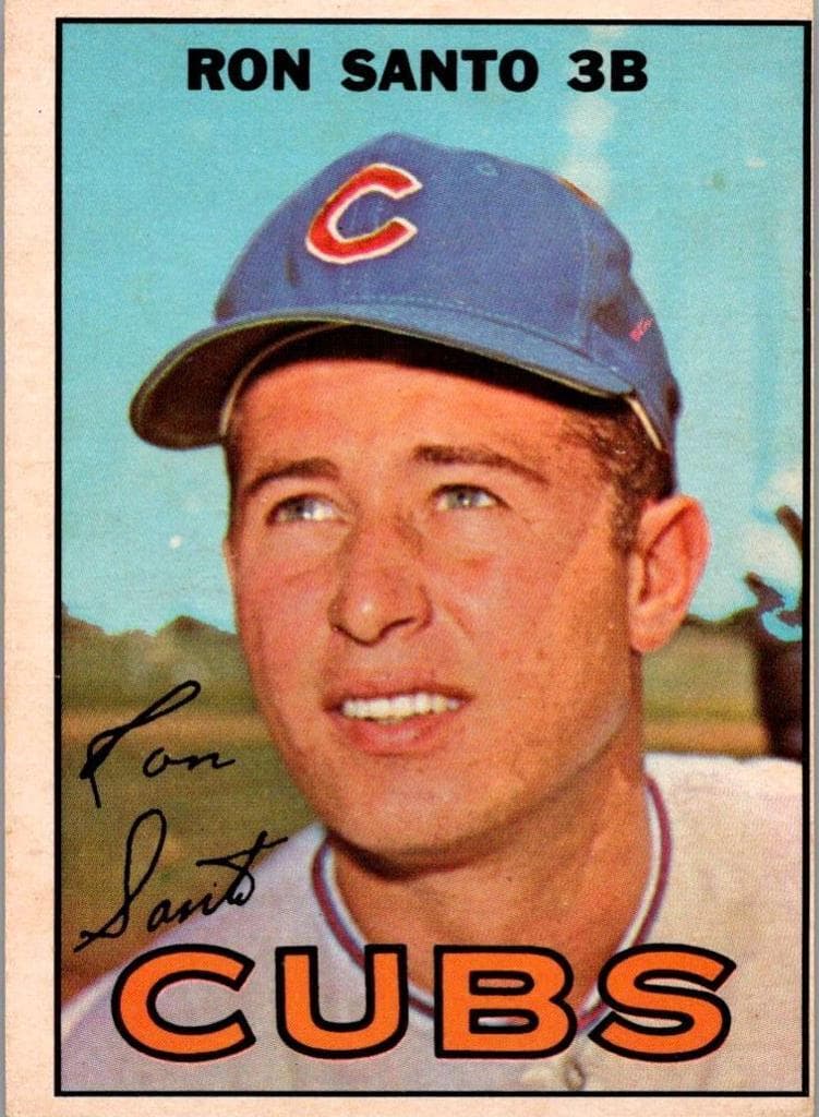 Ron Santo 1967 topps O-Pee-Chee