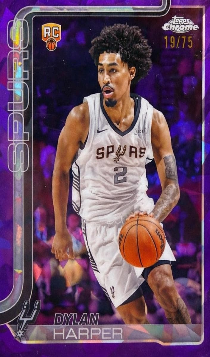 Dylan Harper 2025 Topps Chrome Sapphire rookie card