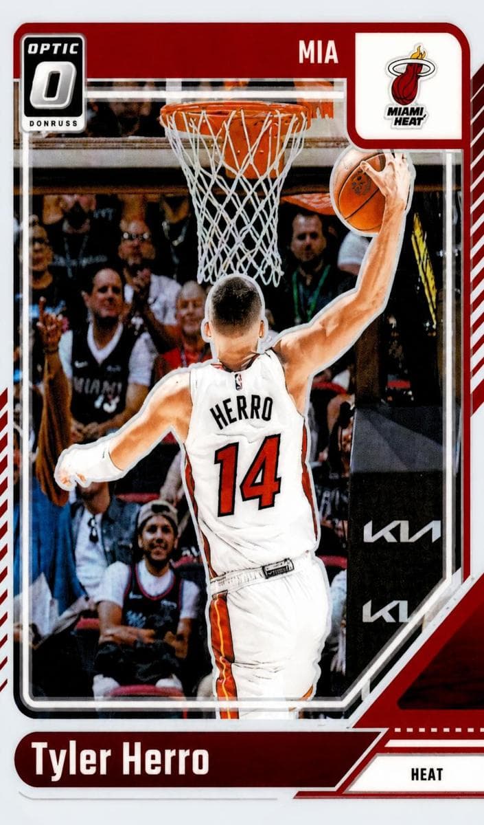 Tyler Herro 2024 panini Donruss Optic