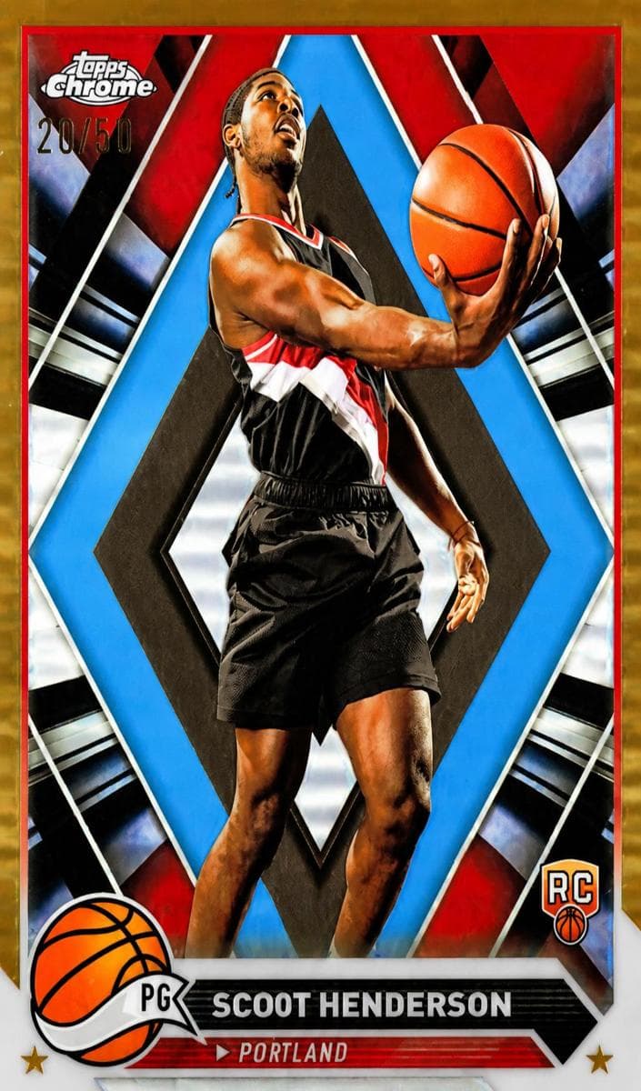 Scoot Henderson 2023 topps Topps Chrome