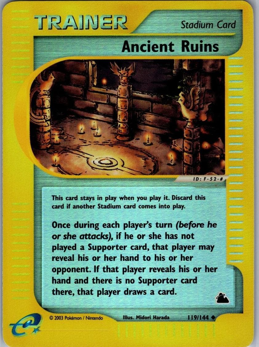 Ancient Ruins trading card