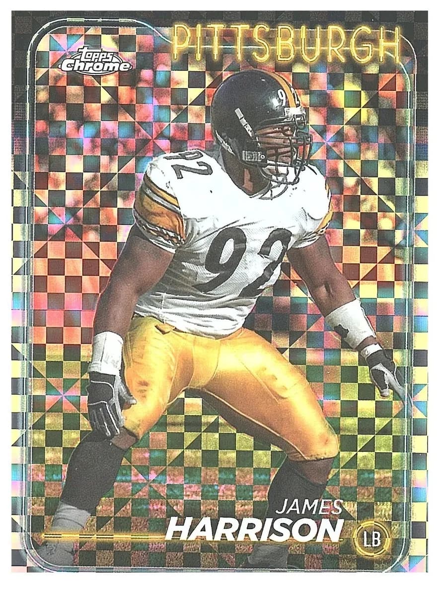 James Harrison trading card