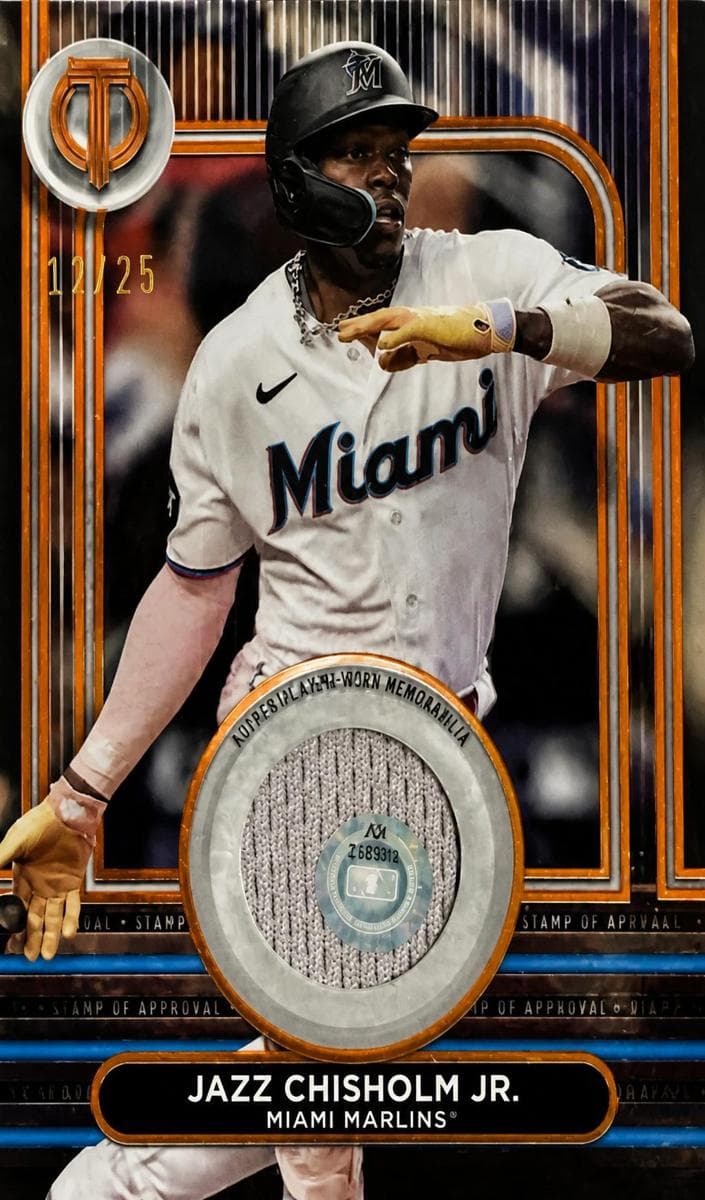 Jazz Chisholm Jr. 2024 topps Topps Tribute
