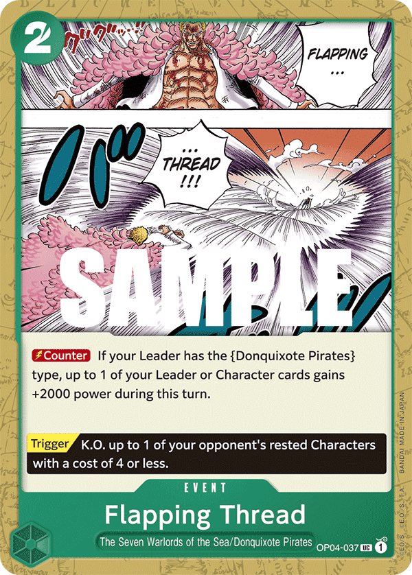 Flapping Thread 2023 One Piece Japanese Kingdoms of Intrigue