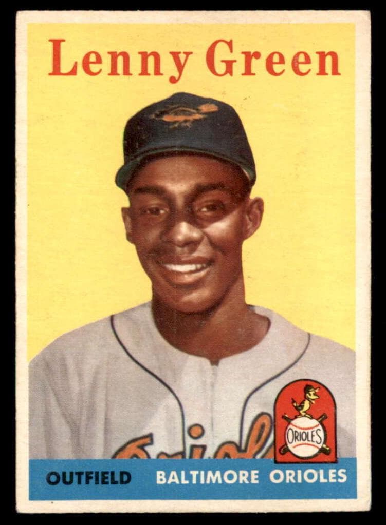 Lenny Green 1958 topps Topps