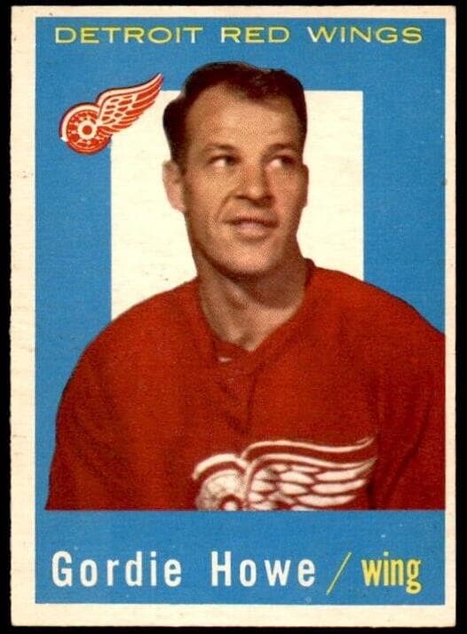 Gordie Howe 1959 topps Topps