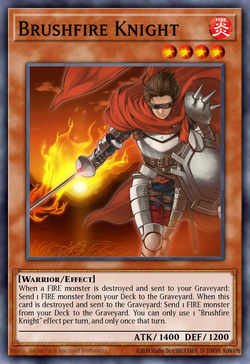 Brushfire Knight 2018 Yu-Gi-Oh! Japanese Structure Deck: Soulburner