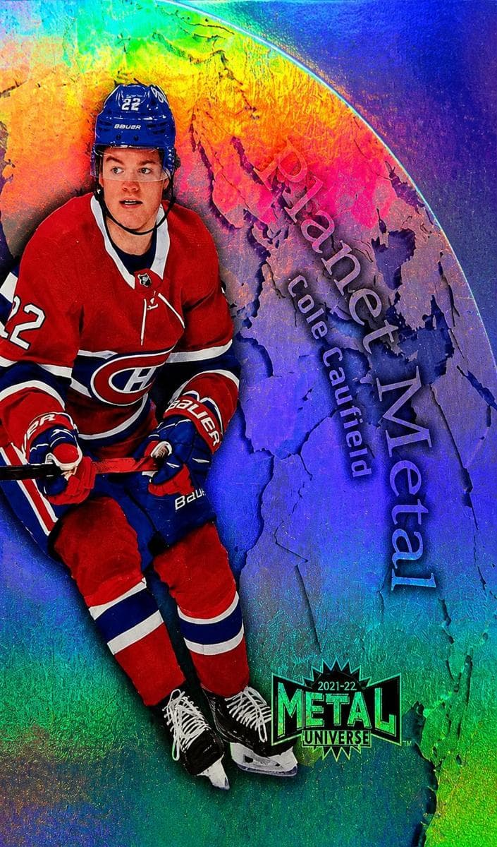 Cole Caufield 2021 fleer SkyBox Metal Universe