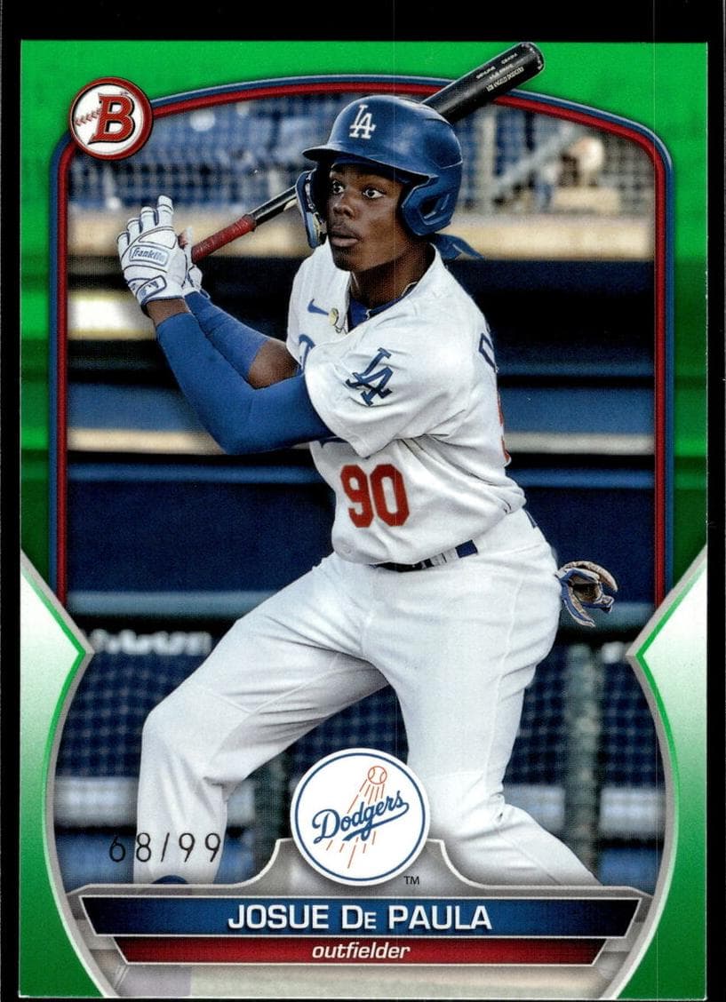 Josue De Paula 2023 bowman Bowman Draft