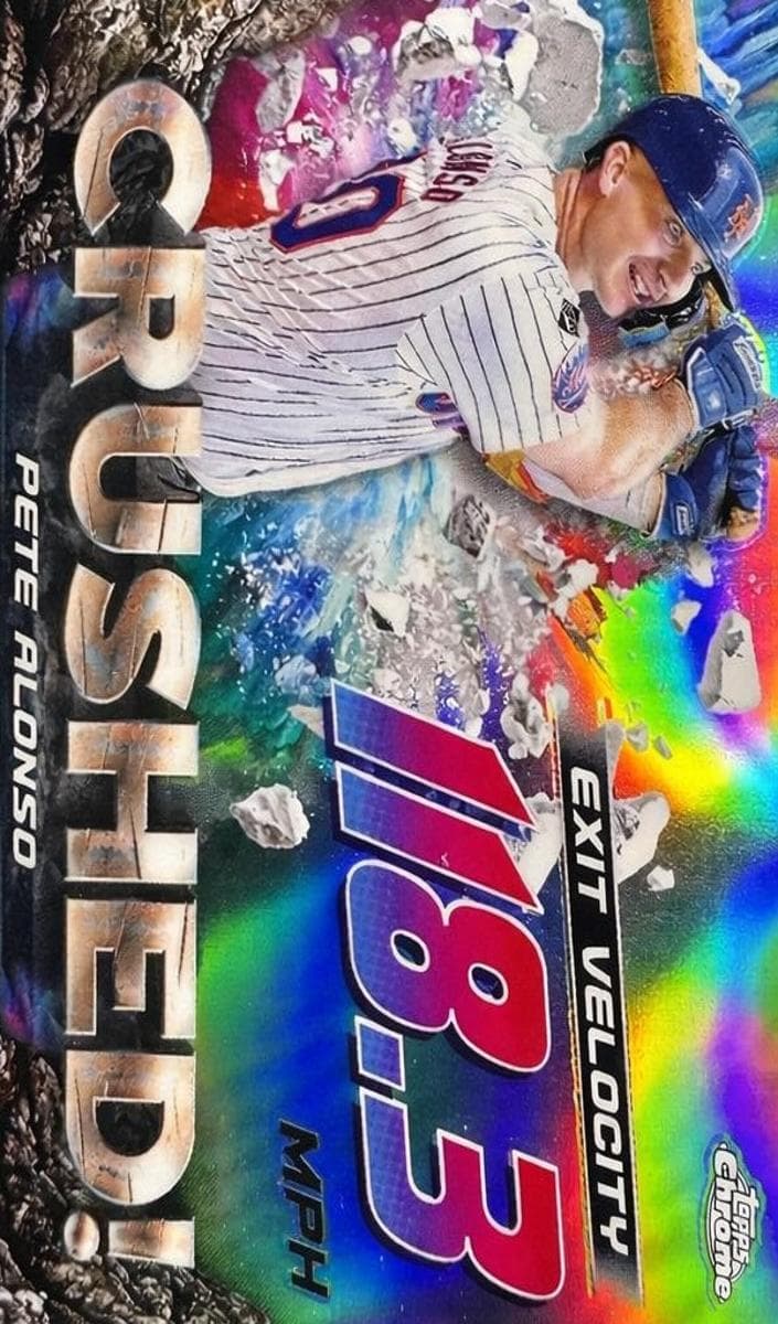 Pete Alonso 2024 topps Topps Chrome Update