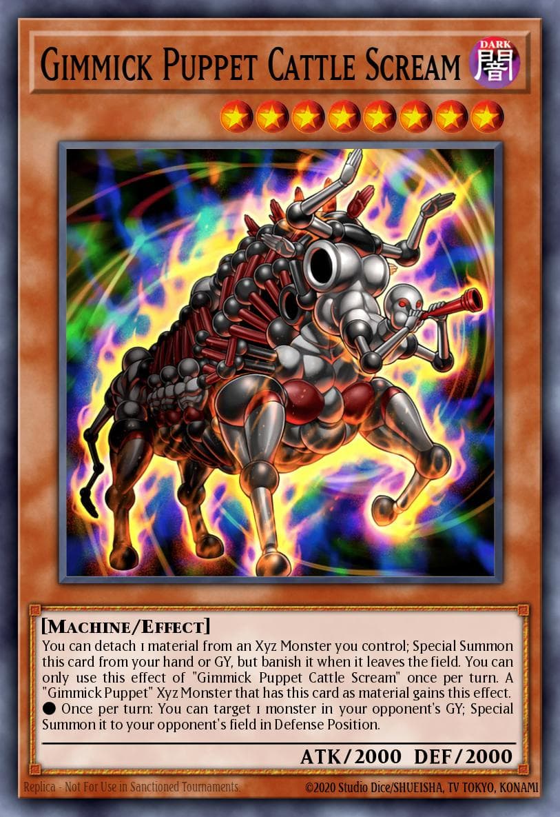 Gimmick Puppet Cattle Scream 2025 Yu-Gi-Oh! 2025 Mega Pack Tin