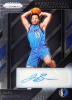 Jalen Brunson 2018 panini Prizm Sensational Signatures