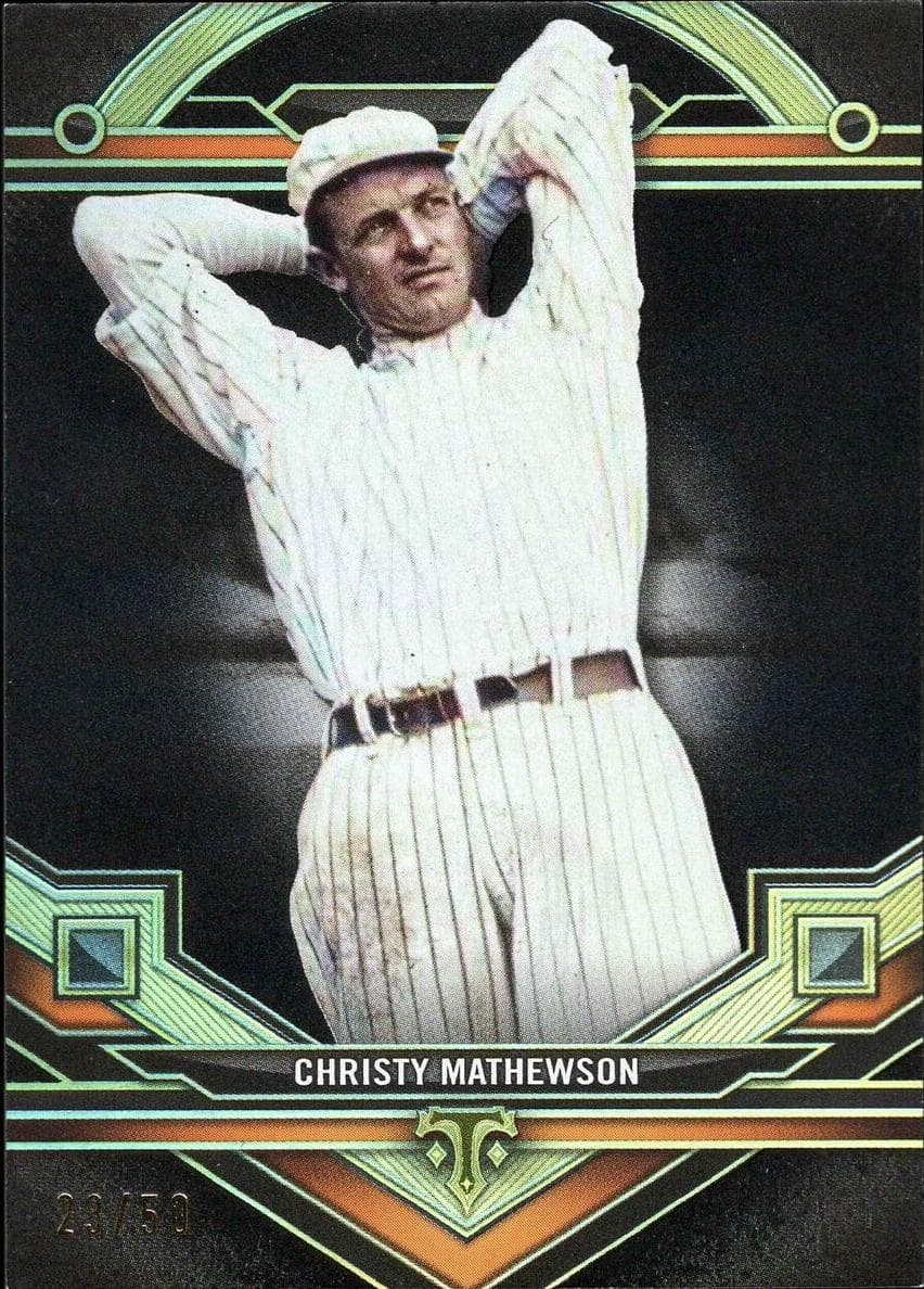 Christy Mathewson 2024 topps Topps Triple Threads