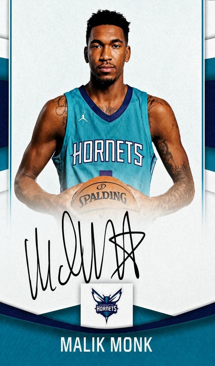 Malik Monk 2017 panini Donruss Optic