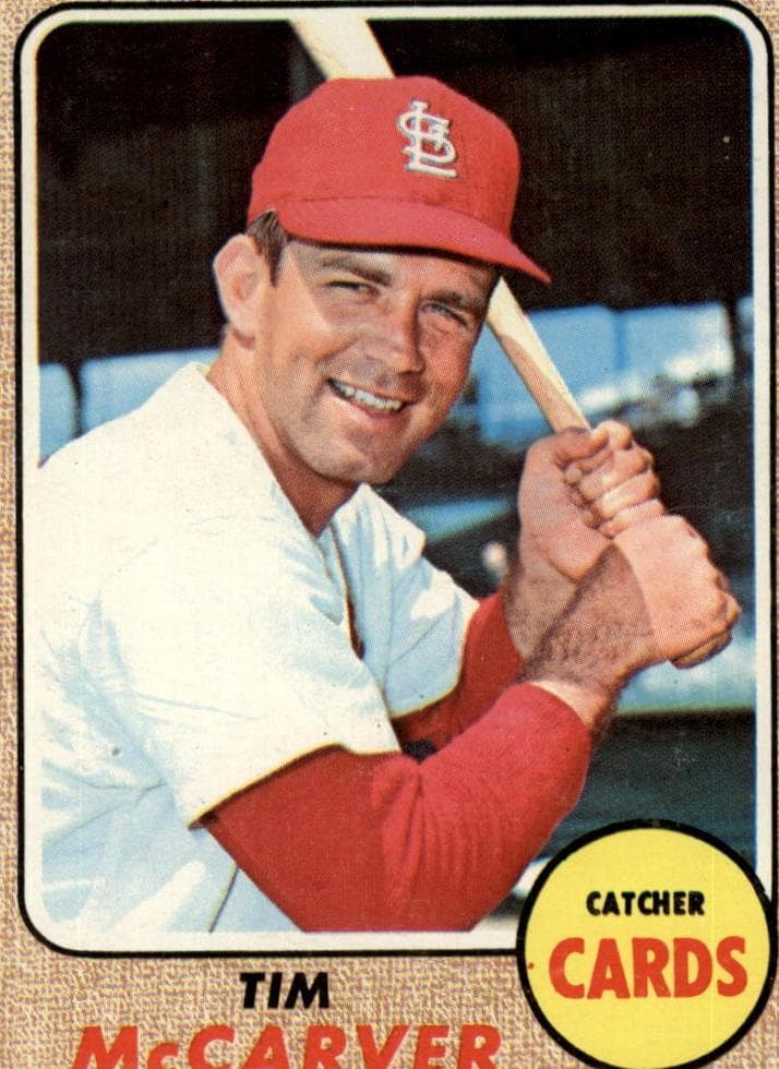 Tim McCarver 1968 topps Topps